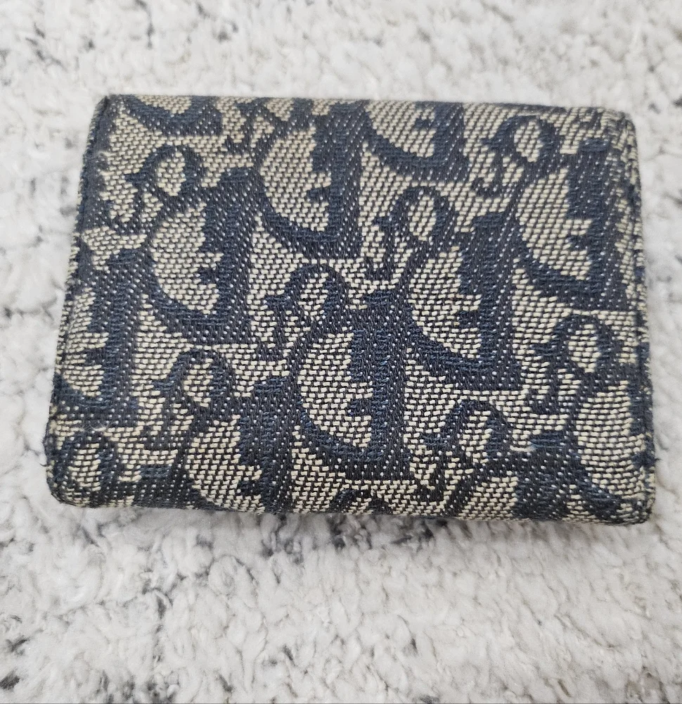 Christian Dior Oblique Saddle Accordian Style Wallet